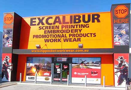 Excalibur Printing Shop Front